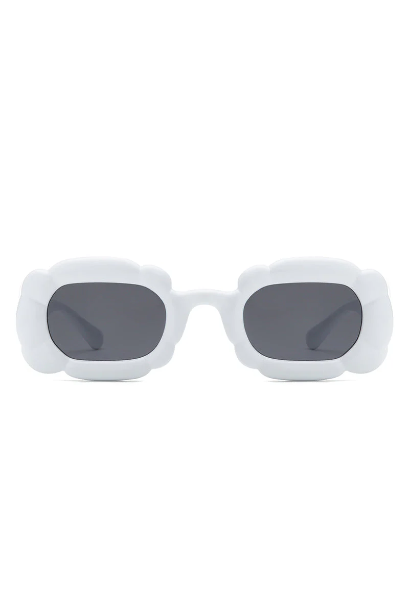 Uplift - Geometric Irregular Thick Frame Square Fashion Sunglasses - Image 14