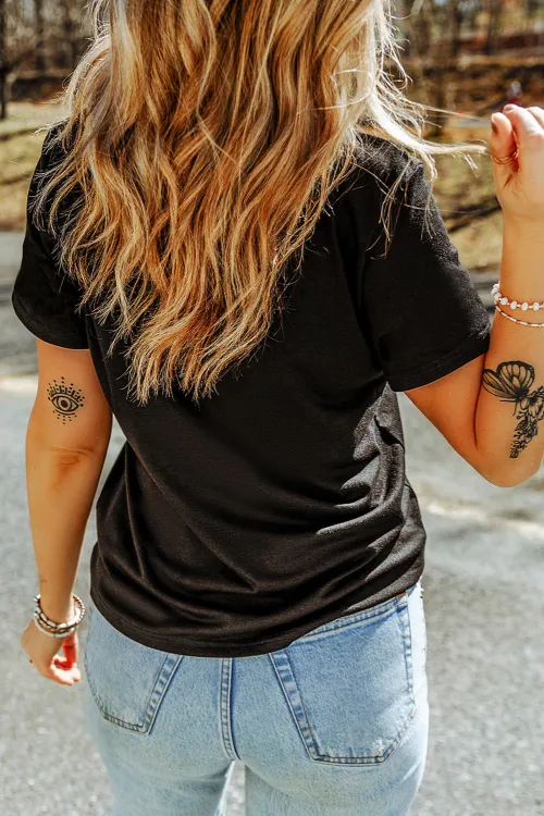 USA Round Neck Short Sleeve T-Shirt - Image 2