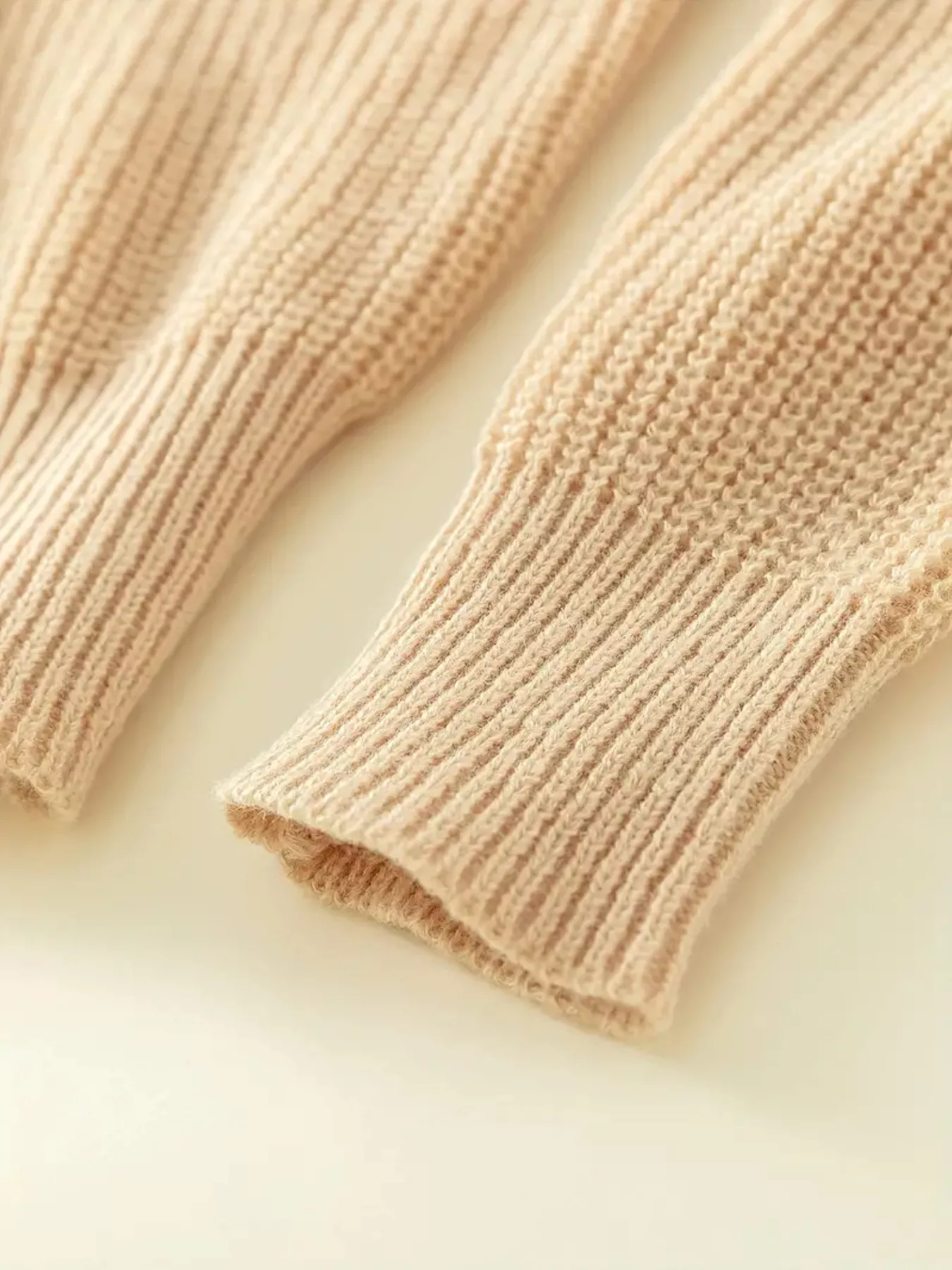 V-Neck Button-Down Knit Cardigan - Image 4