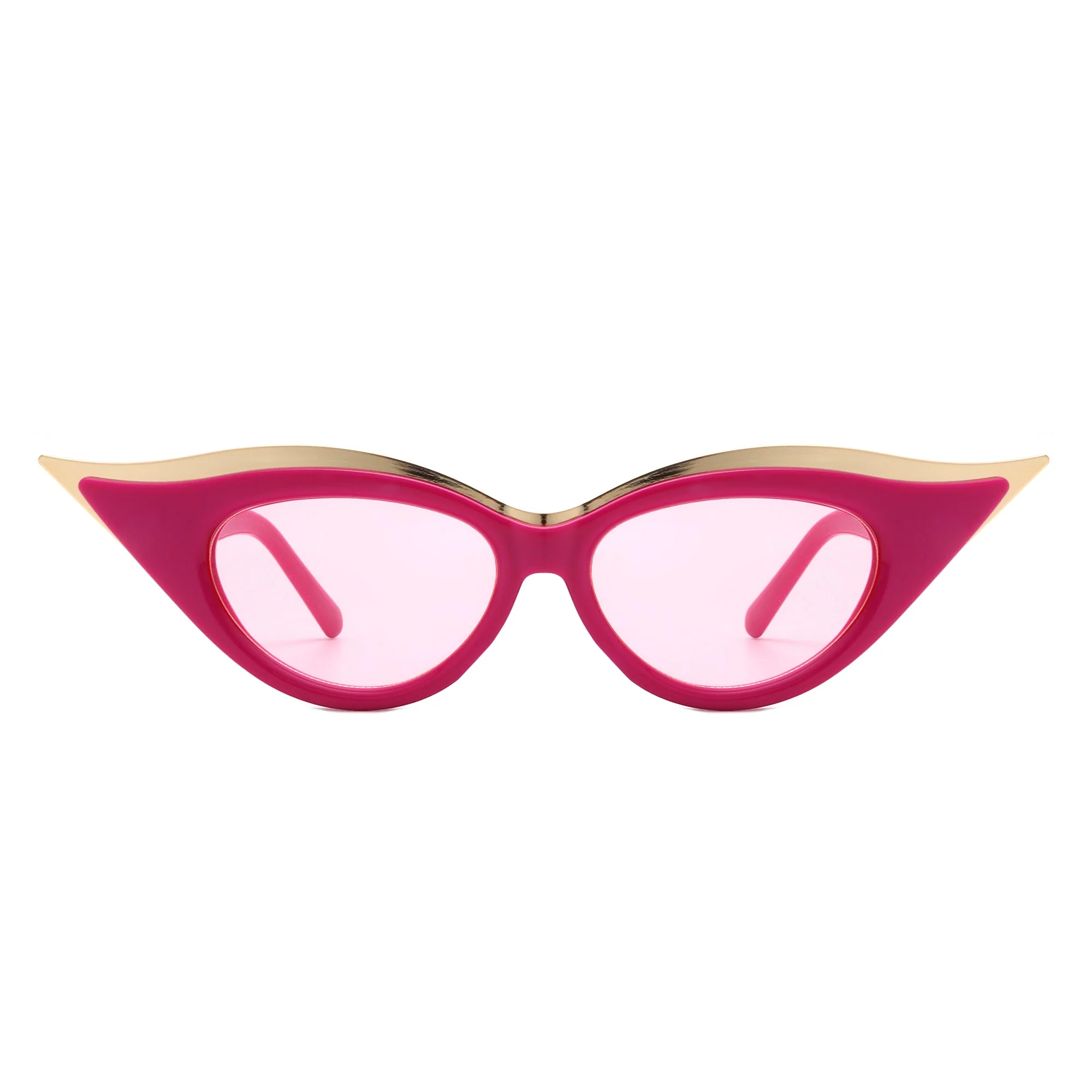 Vaelan - Round Extreme Cat Eye Women's Sunglasses - Image 6