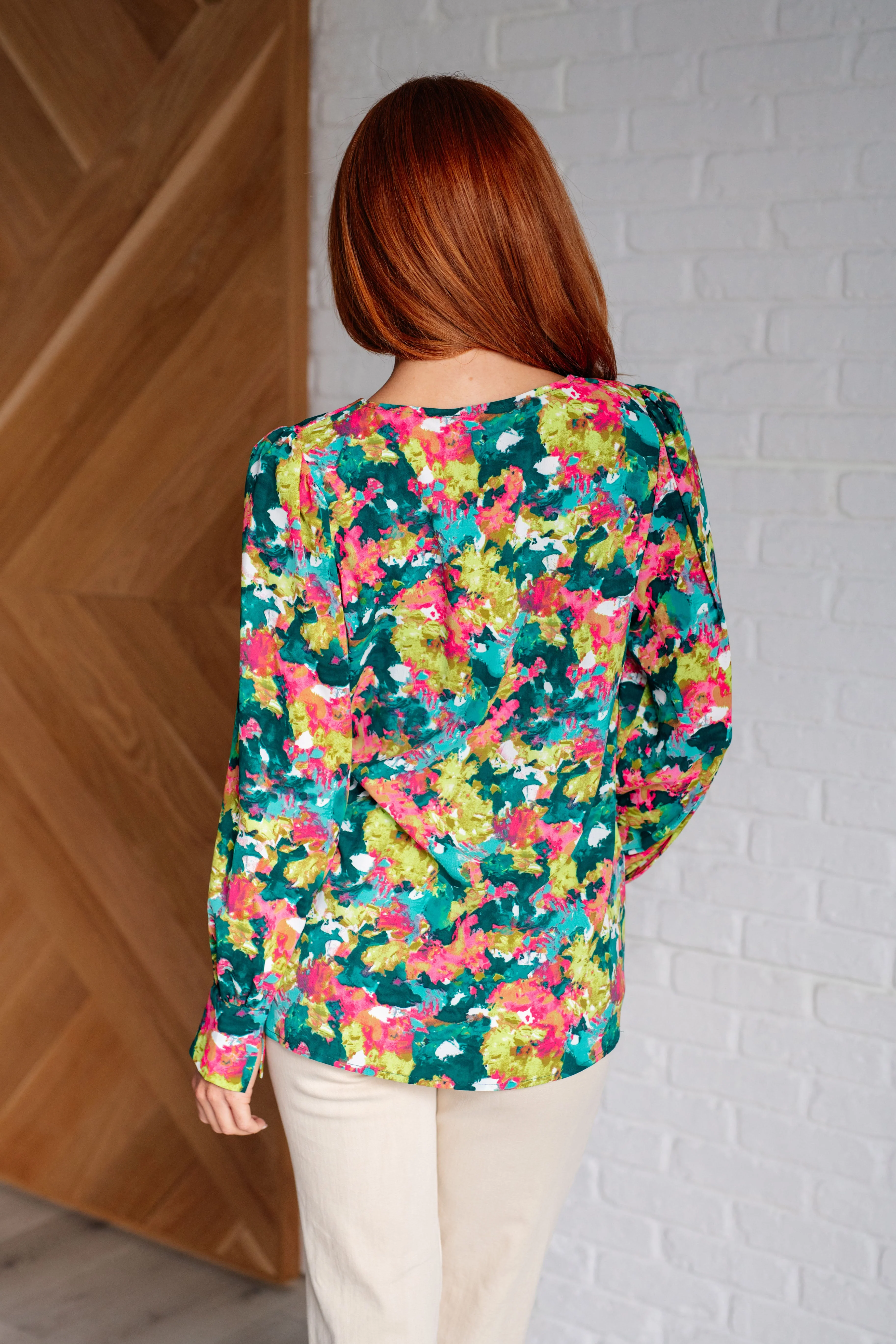 Vantage Point V-Neck Blouse - Image 8