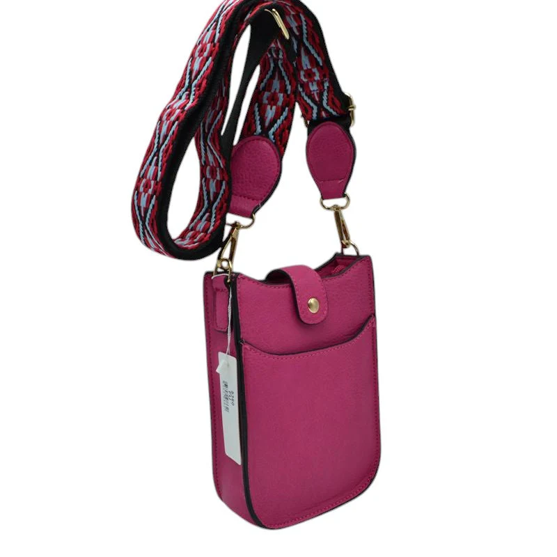 Vegan Leather Crossbody Bag with Adjustable Guitar Straps - Image 10