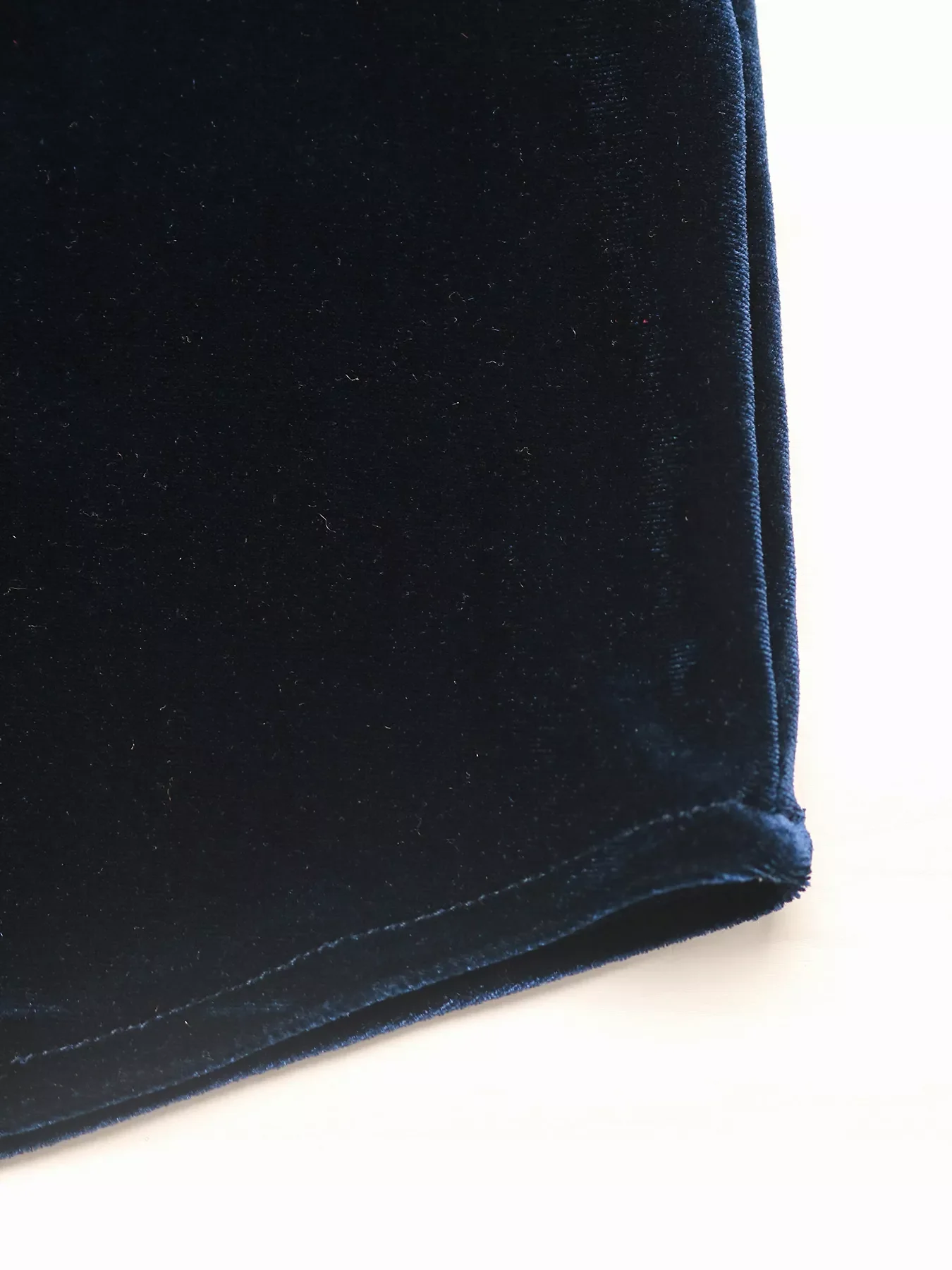 Velvet Button Front Long Sleeve Blouse - Image 10