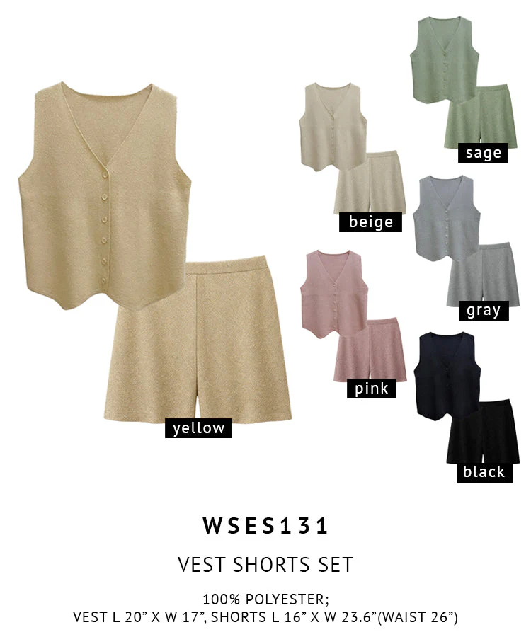 Vest Shorts Set - Image 13