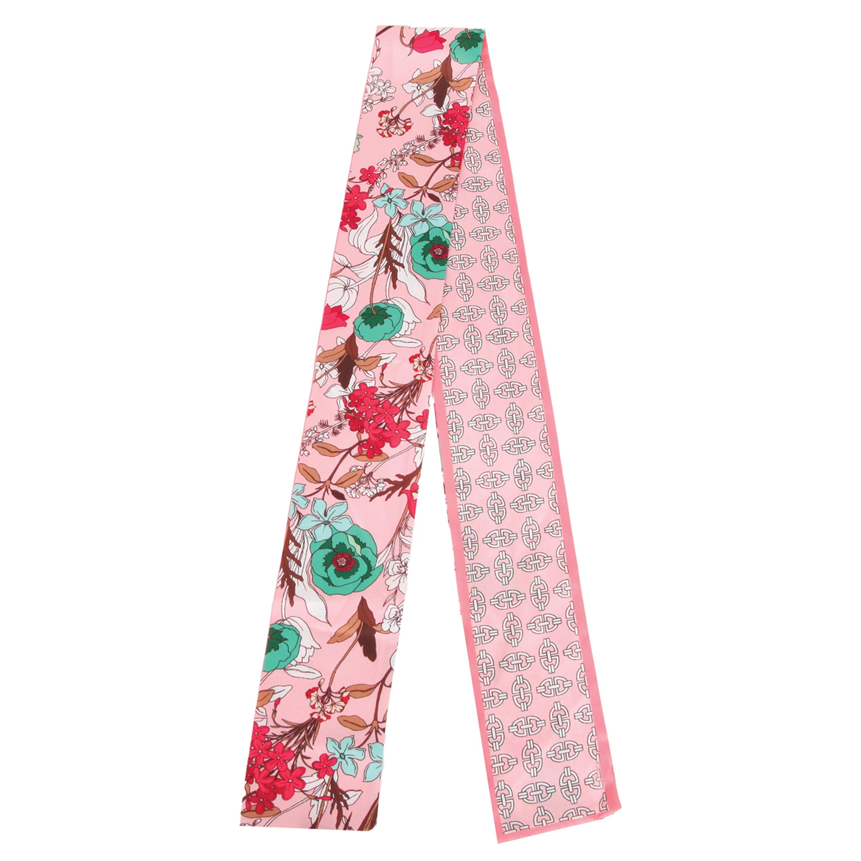 Vintage Flower Skinny Scarf - Image 2