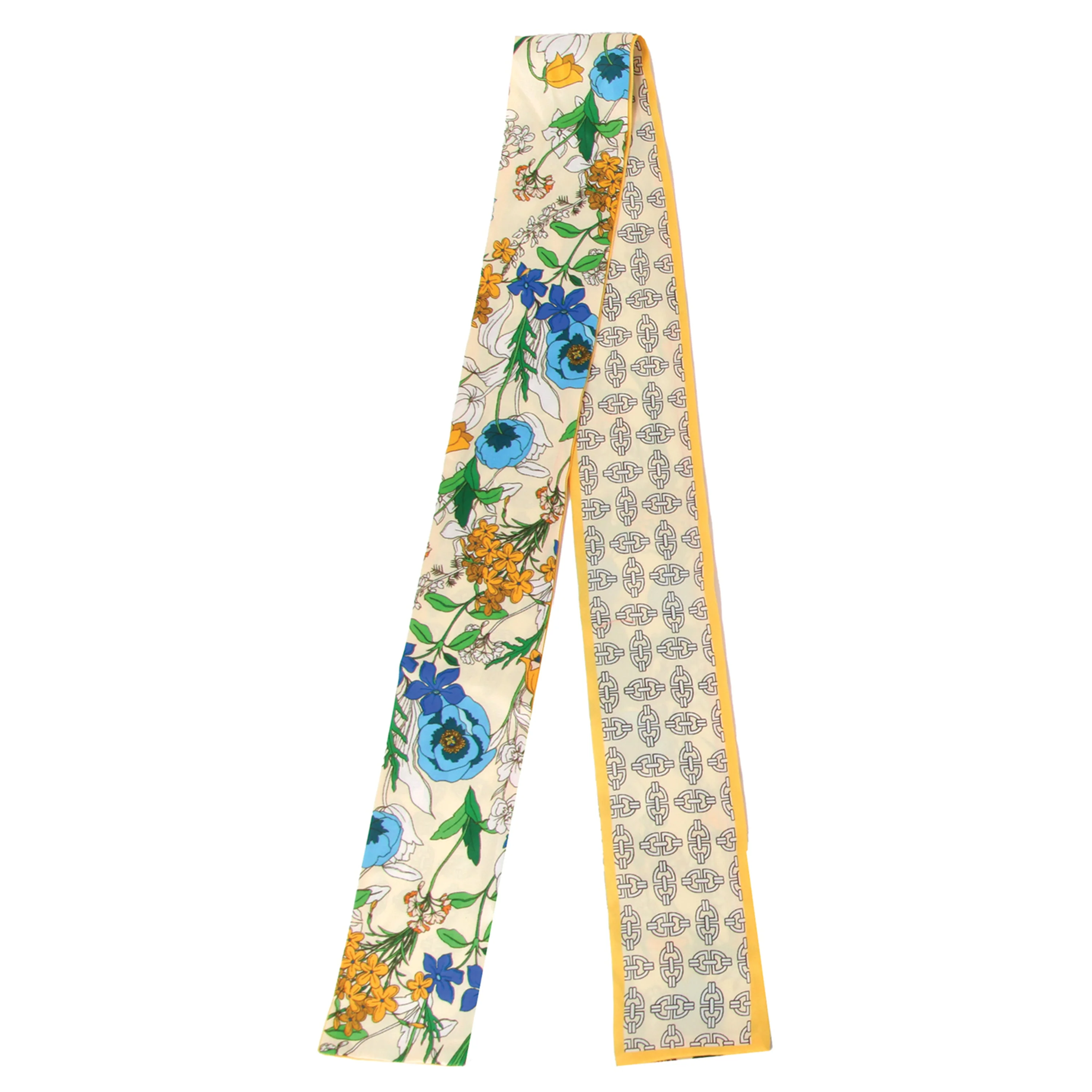 Vintage Flower Skinny Scarf - Image 3