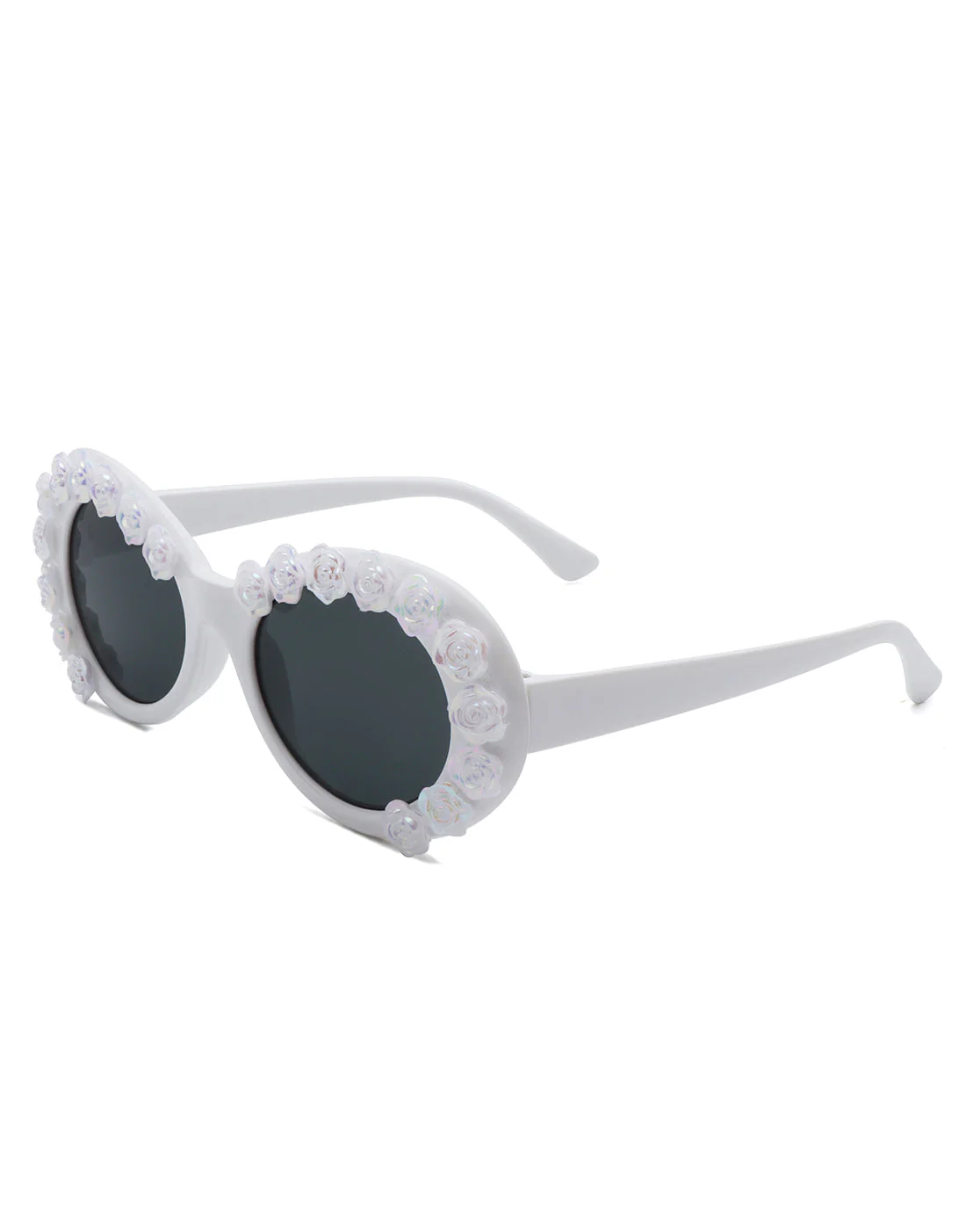 Vystra - Oval Flower Round Fashion Women's Sunglasses - Image 10