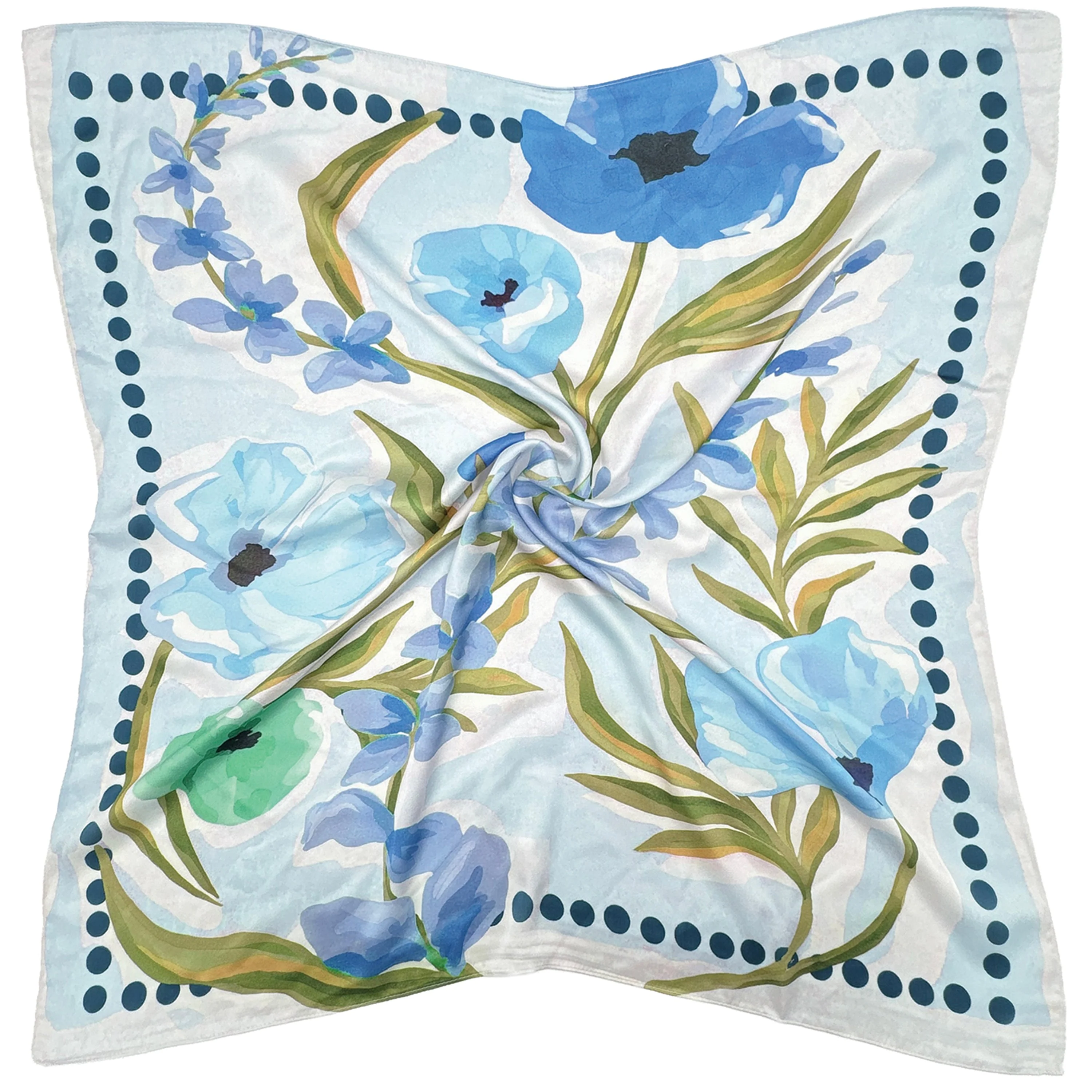 Water Color Print Square Scarf - Image 4