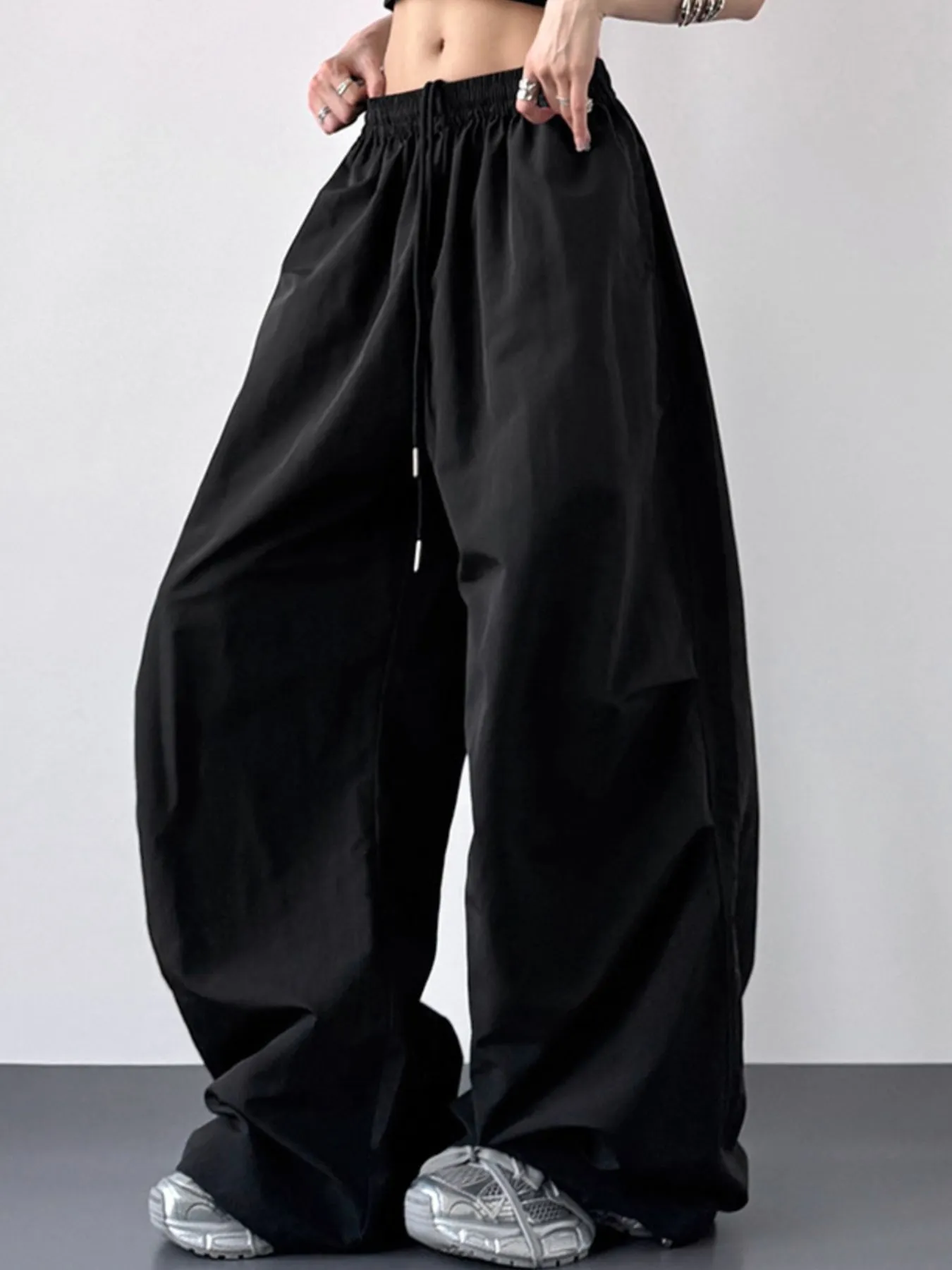 Wide Leg Drawstring Pants - Image 14