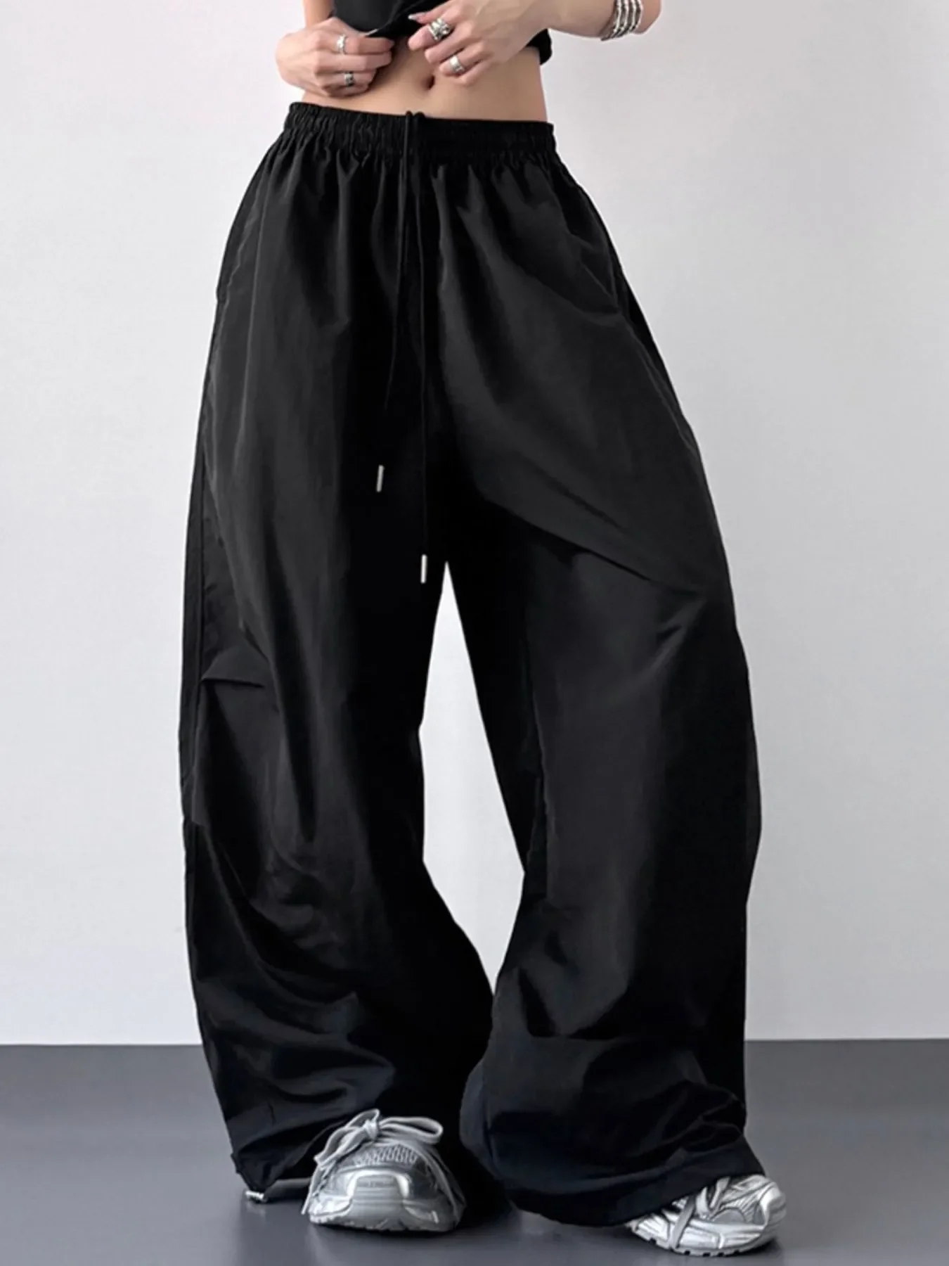 Wide Leg Drawstring Pants - Image 15