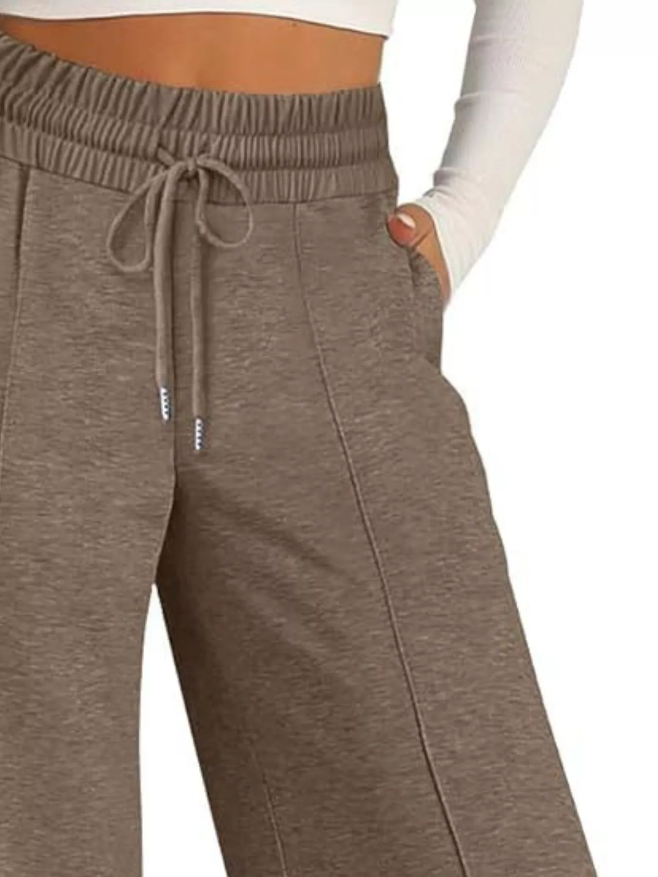 Wide Leg Drawstring Pants - Image 18