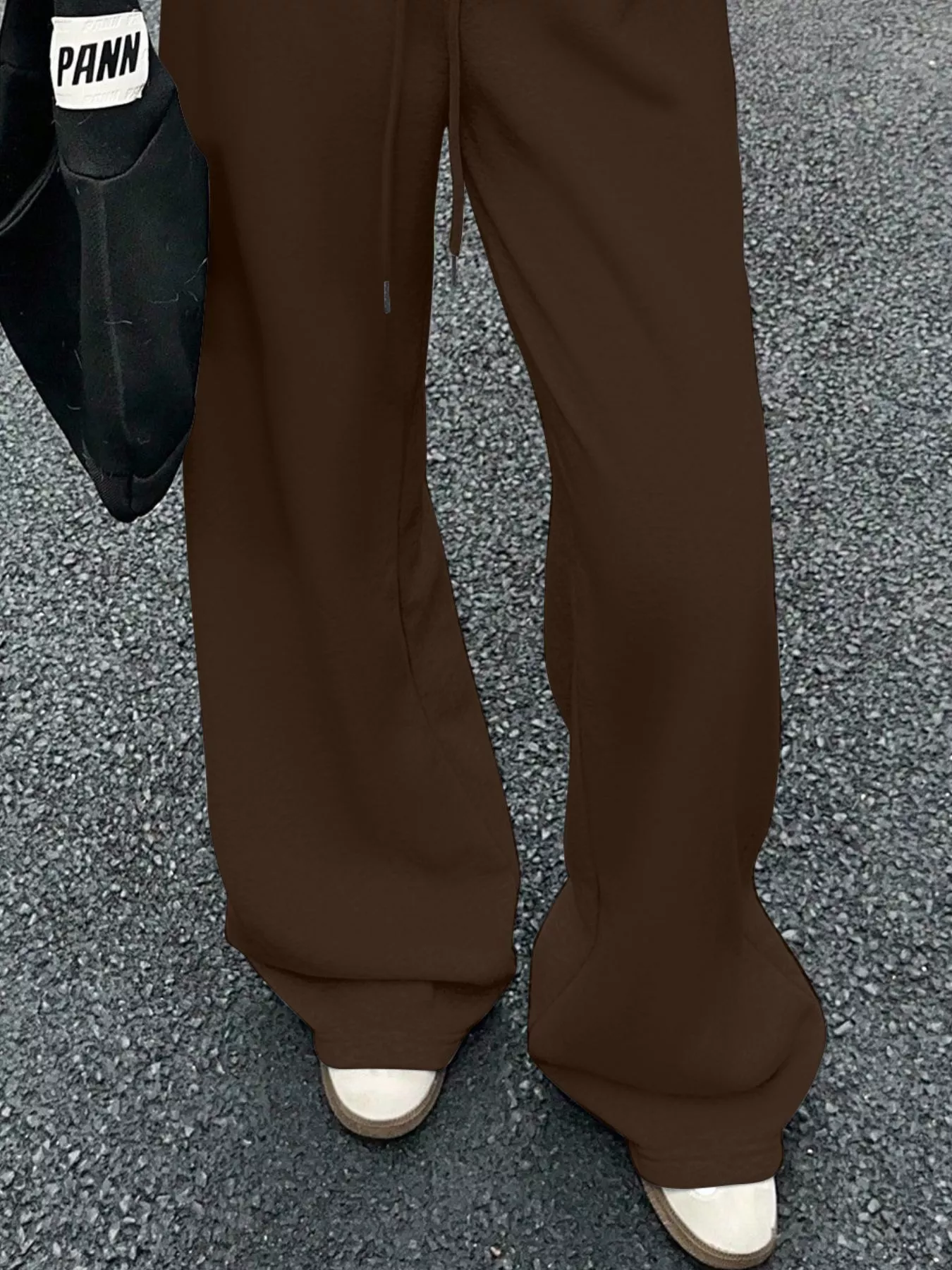 Wide Leg Drawstring Sweatpants - Image 8