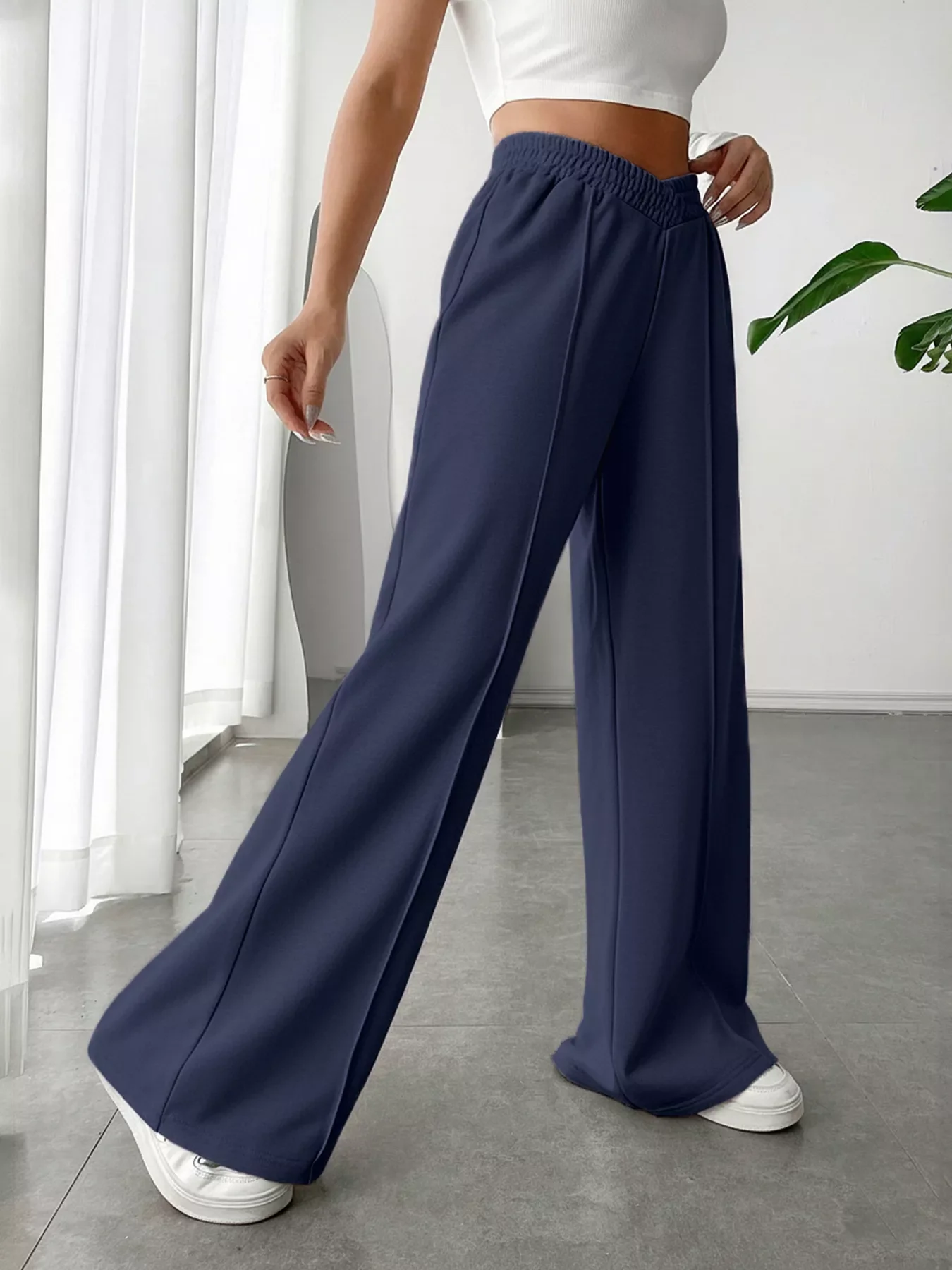 Wide Leg High Waist Pants - Image 18