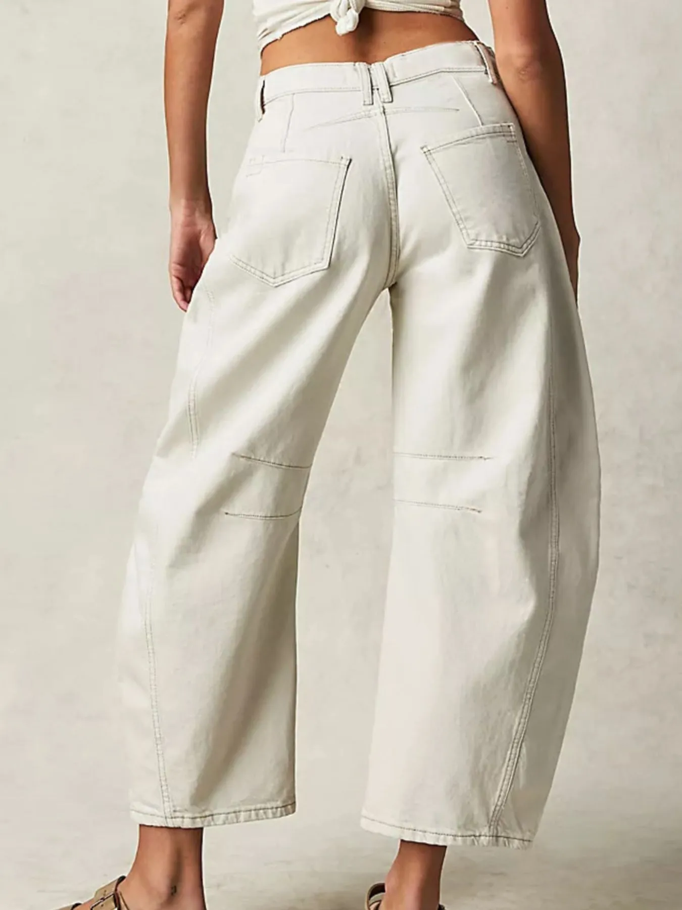 Wide Leg Relaxed Fit Jeans - Image 15