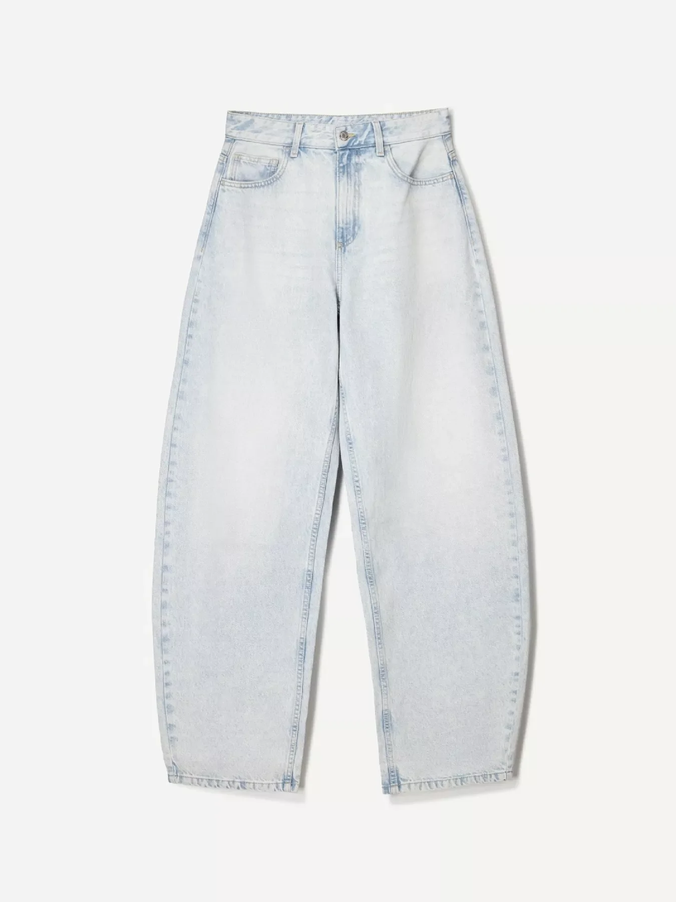 Wide Leg Washed Jeans - Image 16