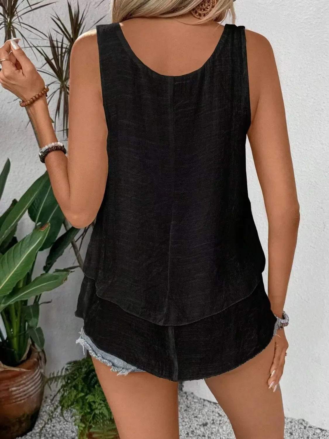 Wide Strap Layered Tank - Image 25