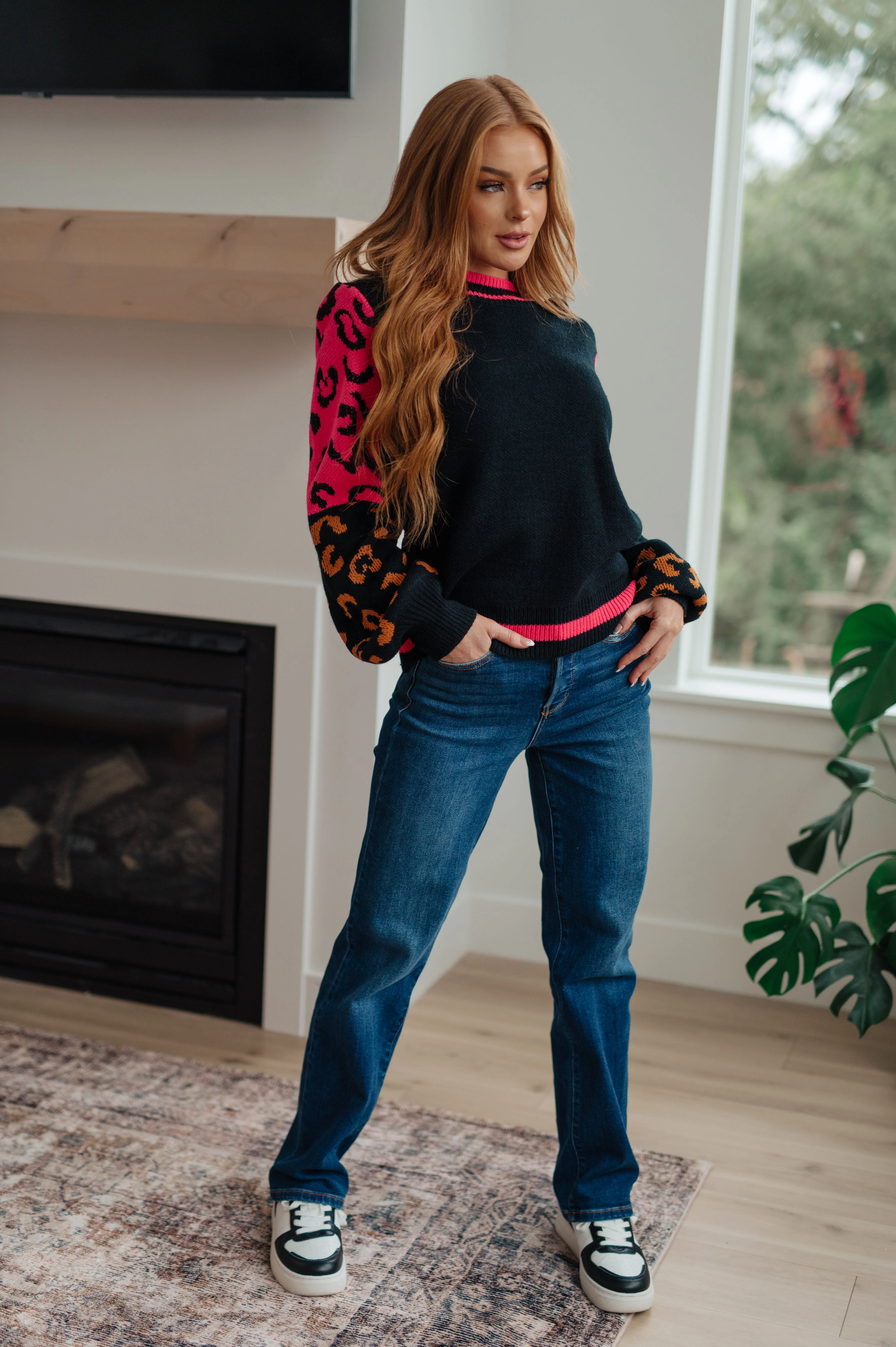 Wild About You Animal Print Sweater - Image 5