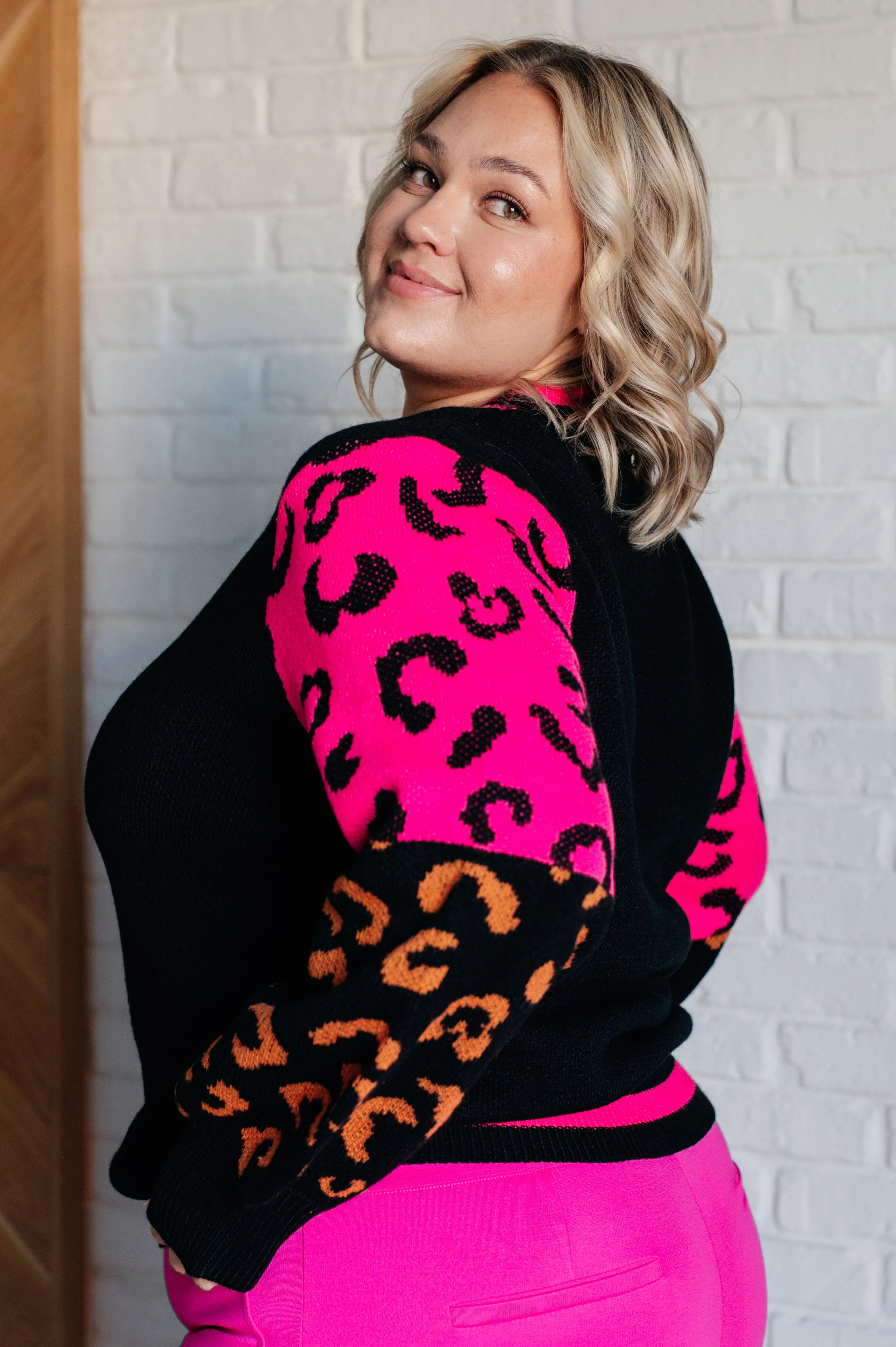 Wild About You Animal Print Sweater - Image 7