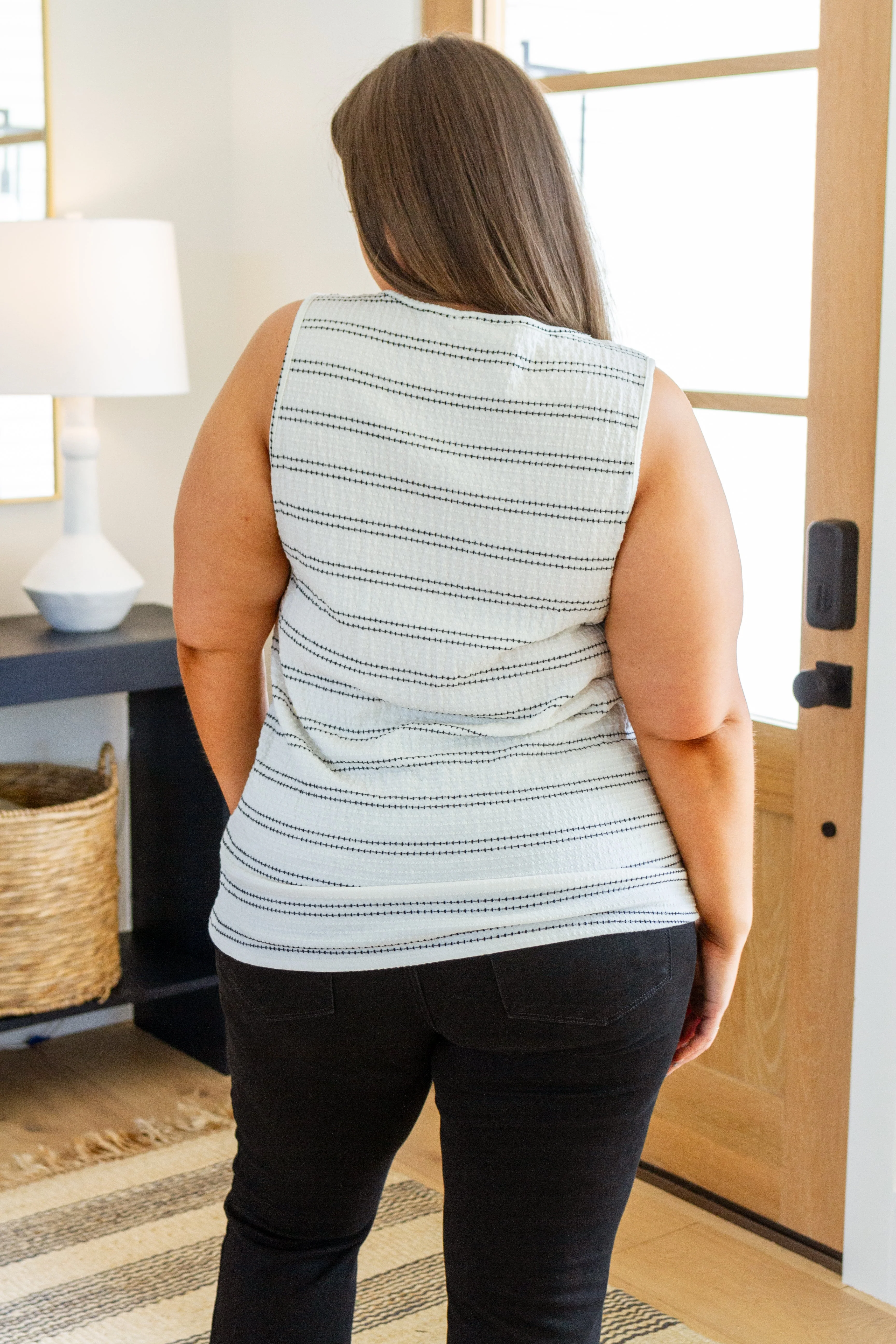 Wind In My Sails Striped Tank - Image 5