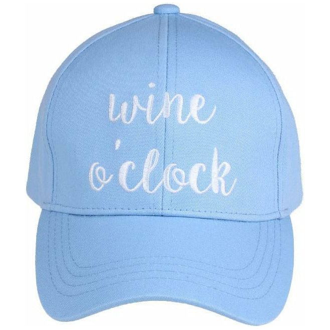 Wine O`Clock Embroidered C.C Ball Cap - Image 3