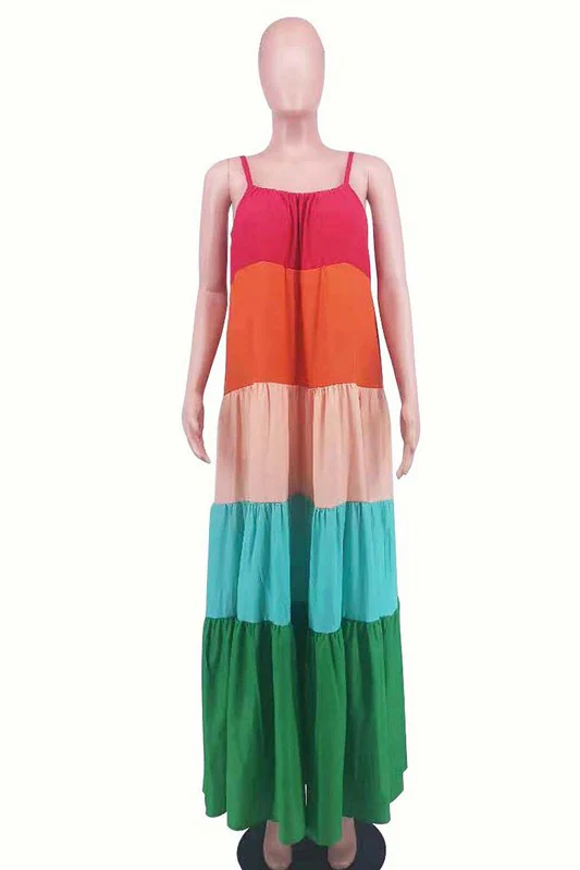 WOMEN FASHION SEXY SUMMER LONG MAXI DRESS - Image 7