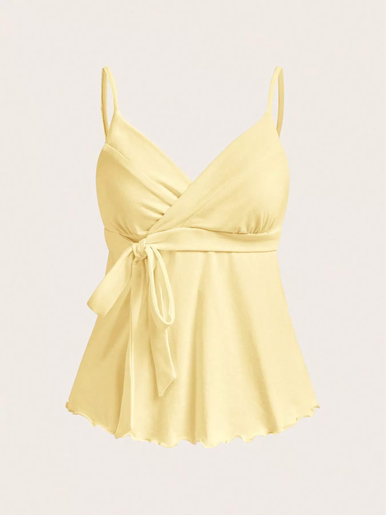 Wrap Tie Surplice Cami - Image 15