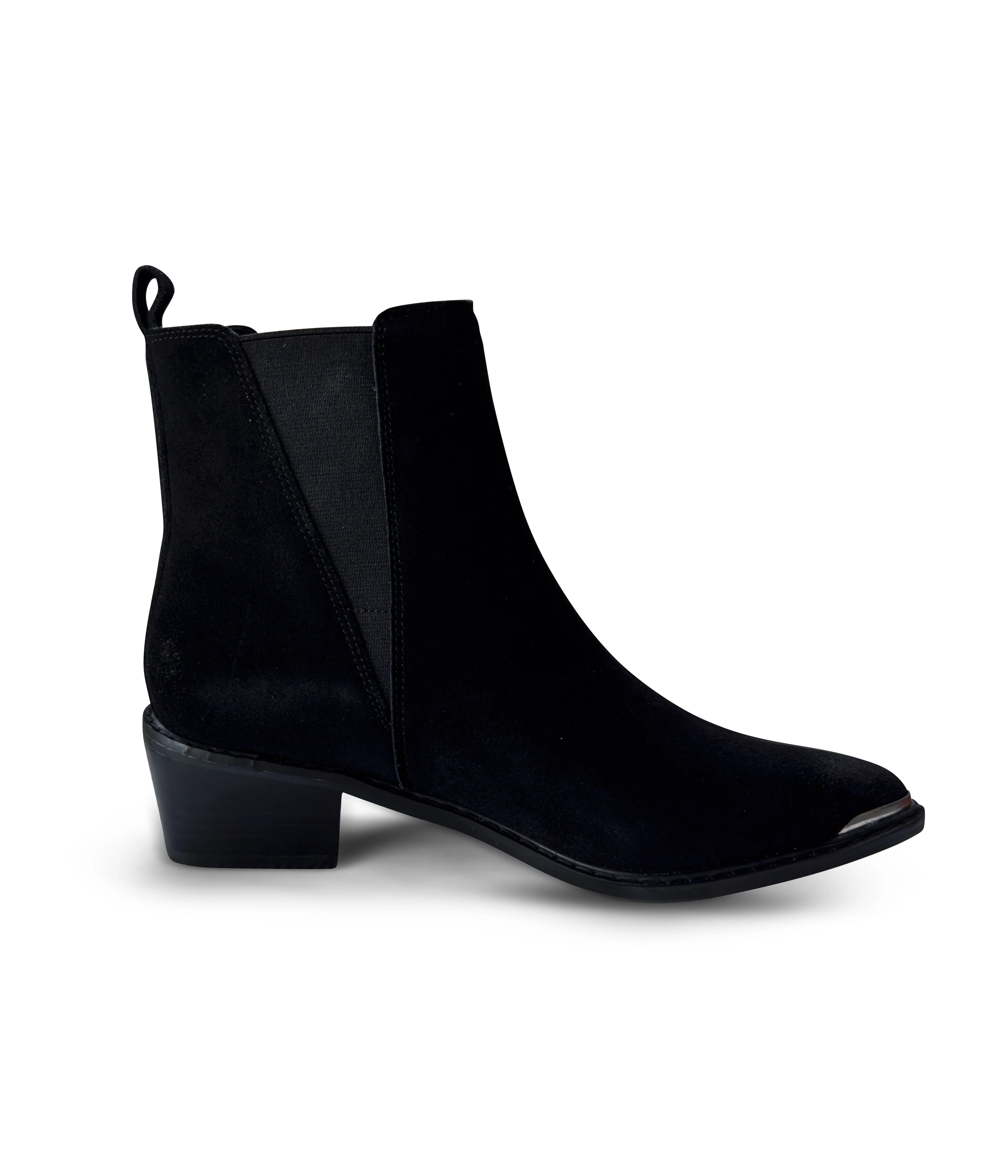 Wylie Suede Ankle Boot in Black - Image 9