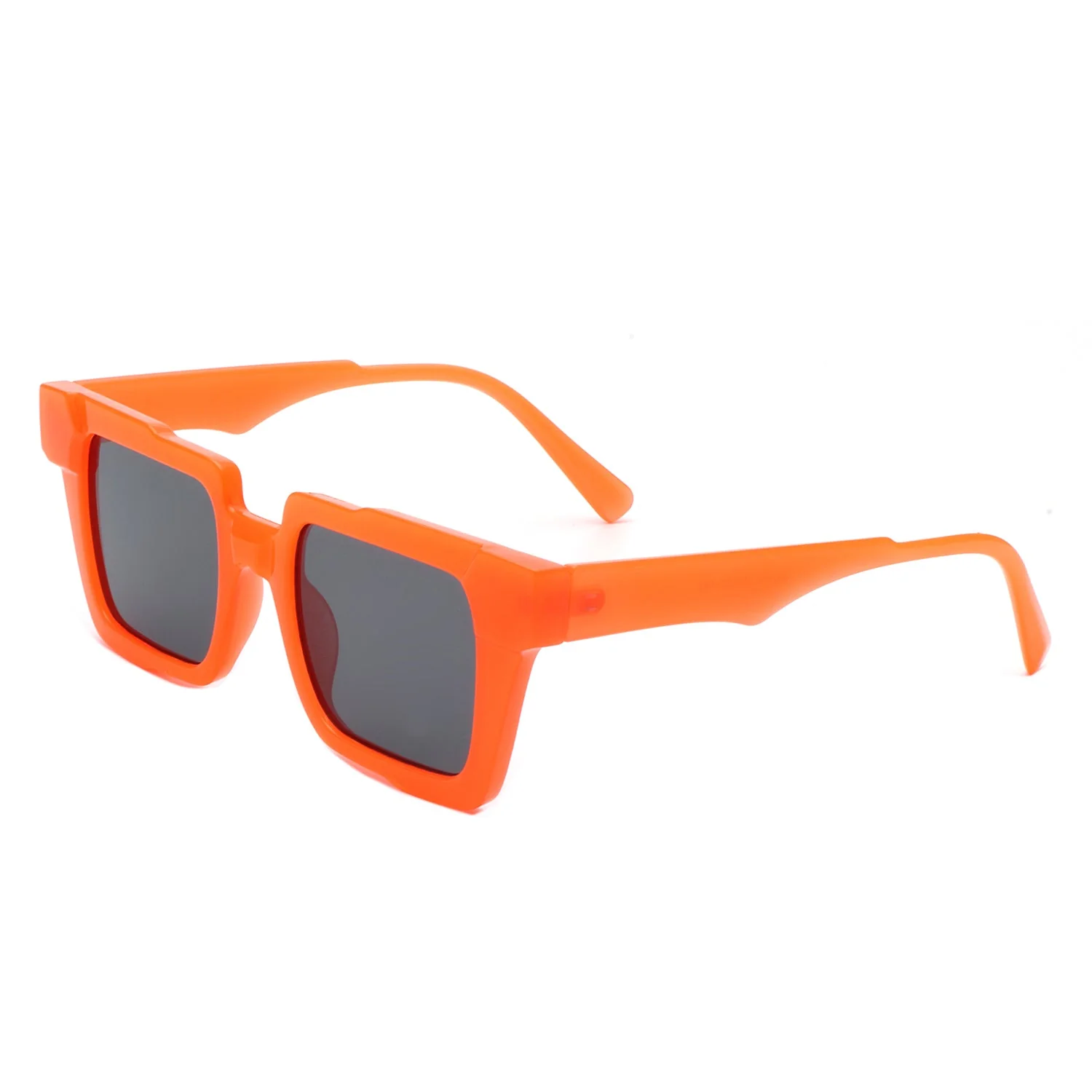 Xeno - Flat Top Geometric Fashion Square Sunglasses - Image 12