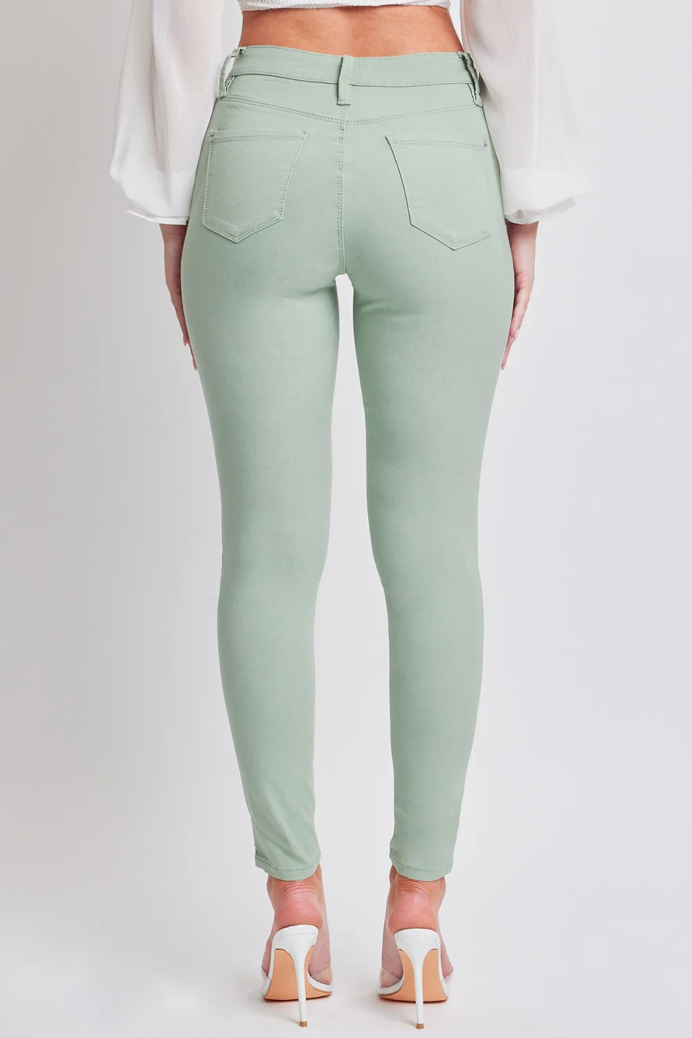 YMI Jeanswear Hyperstretch Mid-Rise Skinny Jeans - Image 2