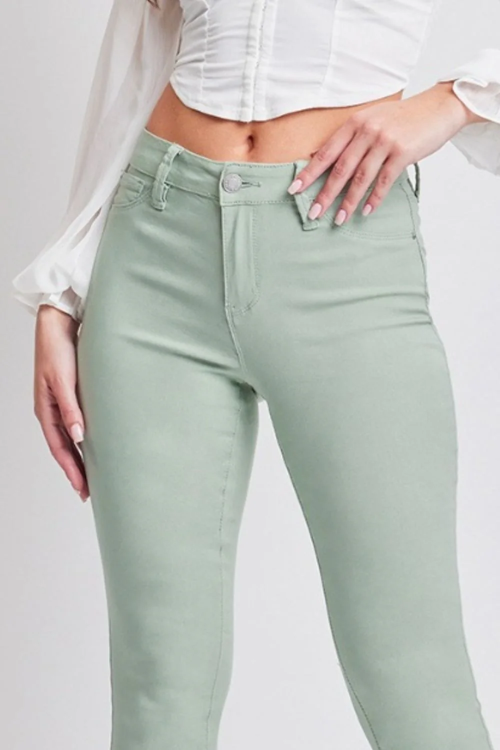 YMI Jeanswear Hyperstretch Mid-Rise Skinny Jeans - Image 3