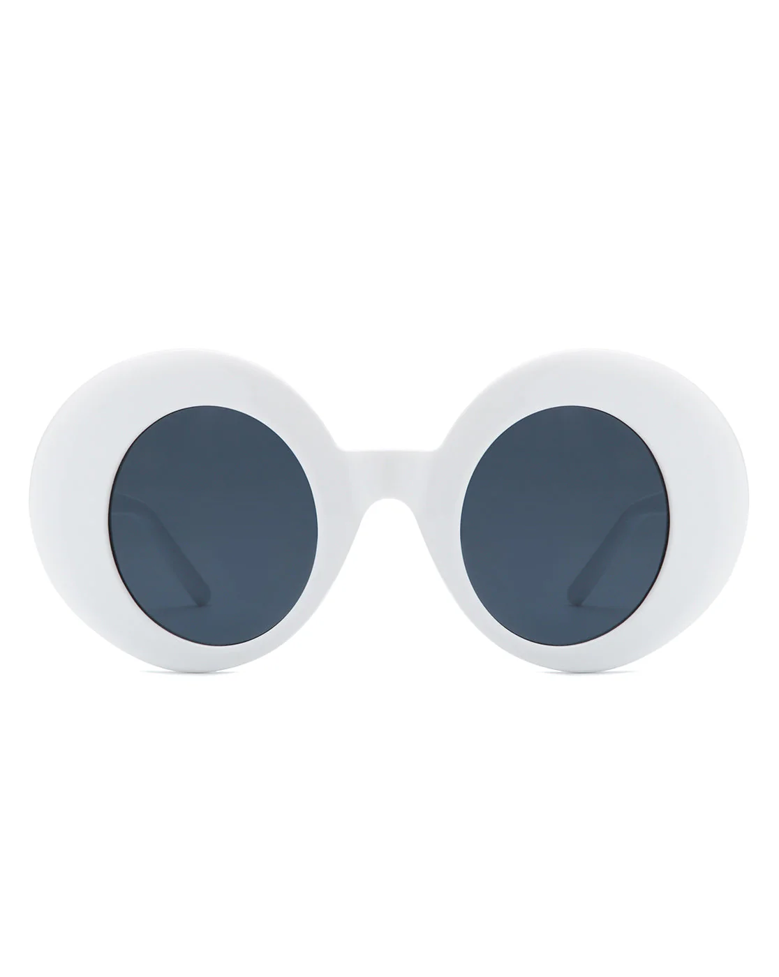 Yoke - Retro Chic Fashion Oversized Round Women's Sunglasses - Image 13