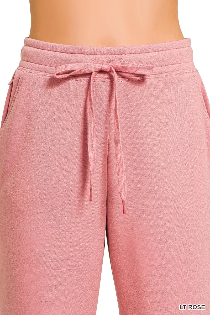 Zenana Drawstring Scuba Joggers with Pockets - Image 7