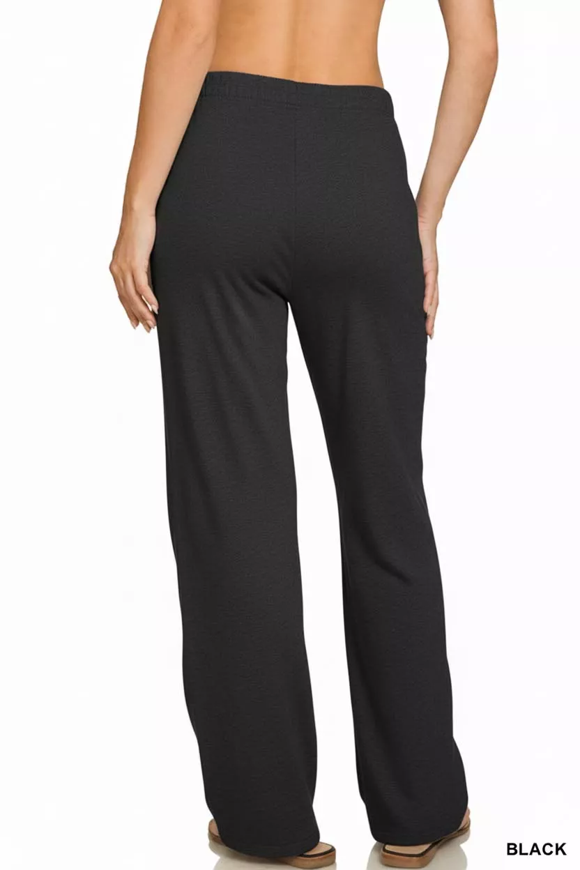 Zenana Fleece Sweatpant with Pockets - Image 3
