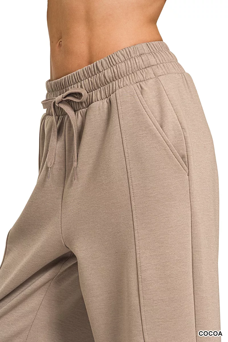 Zenana Scuba 3/4 Sleeve Pullover & Pants Set - Image 3