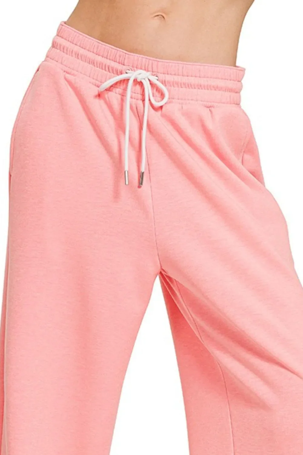 Zenana Scuba Drawstring Pants - Image 2
