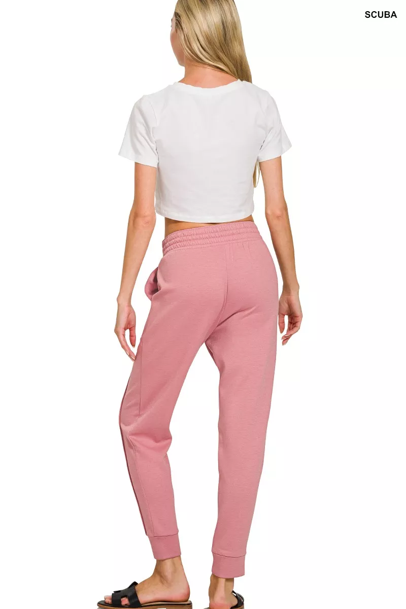 Zenana Scuba Half Zip Pullover and Jogger Set - Image 8