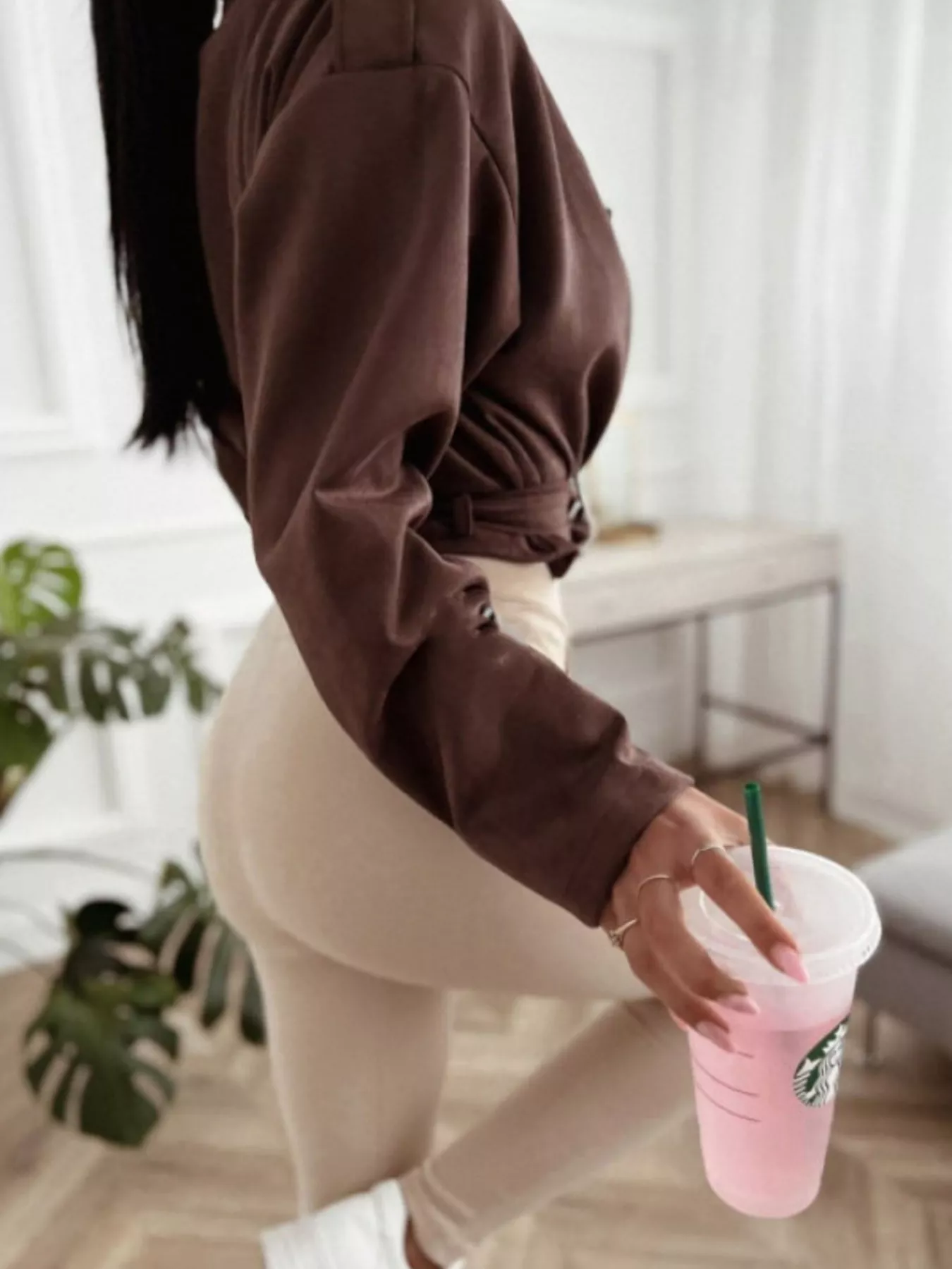 Zip Up Cropped Jacket - Image 8