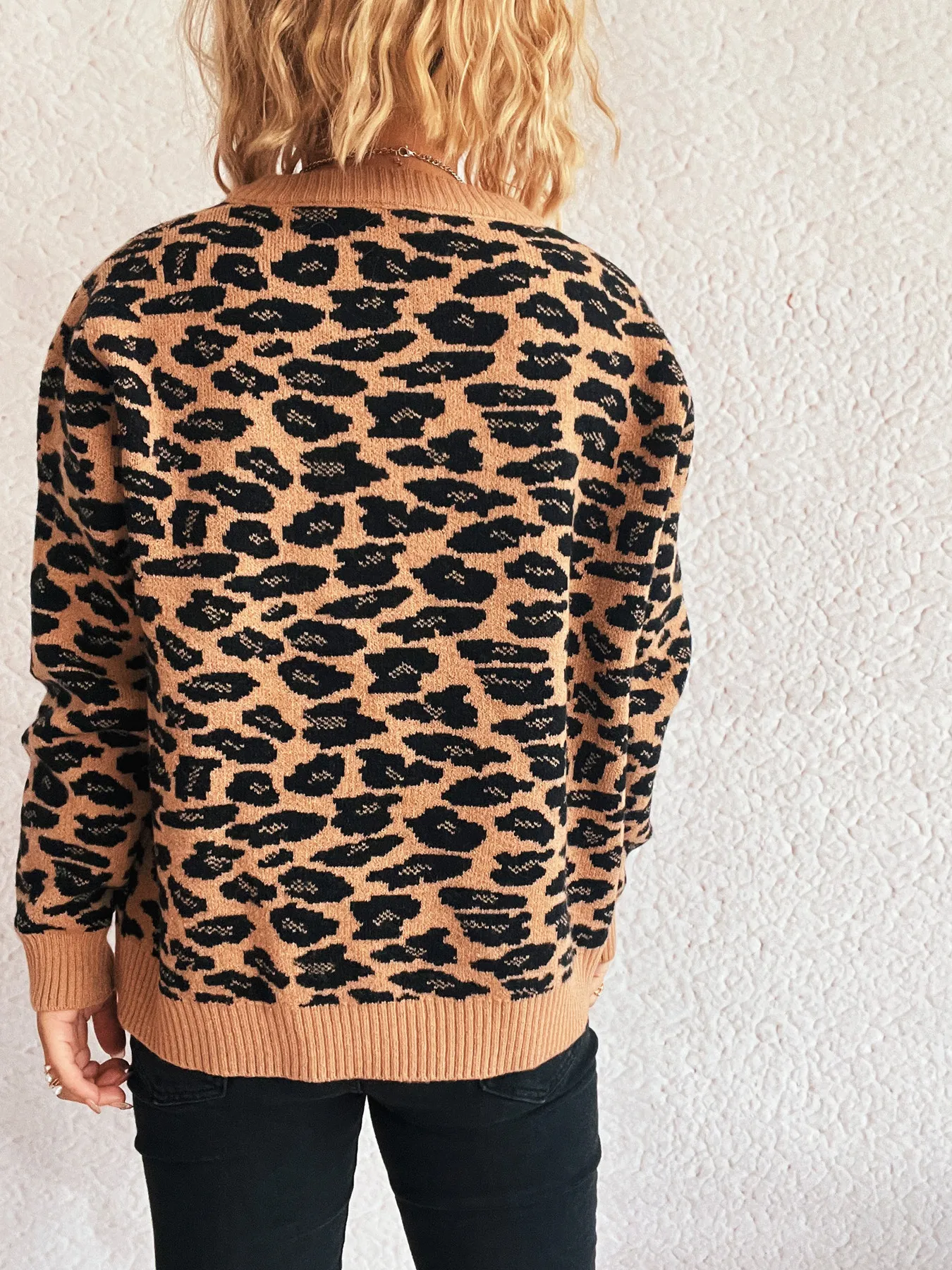 Zip Up Long Sleeve Cardigan - Image 31