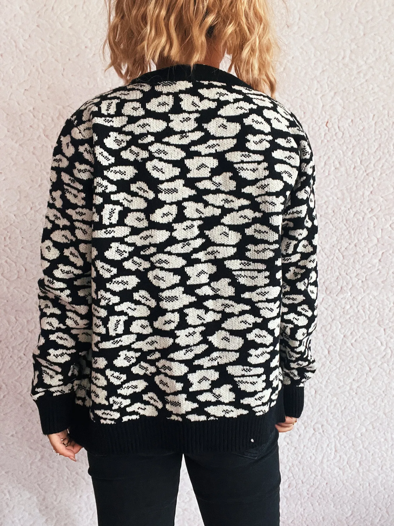 Zip Up Long Sleeve Cardigan - Image 5