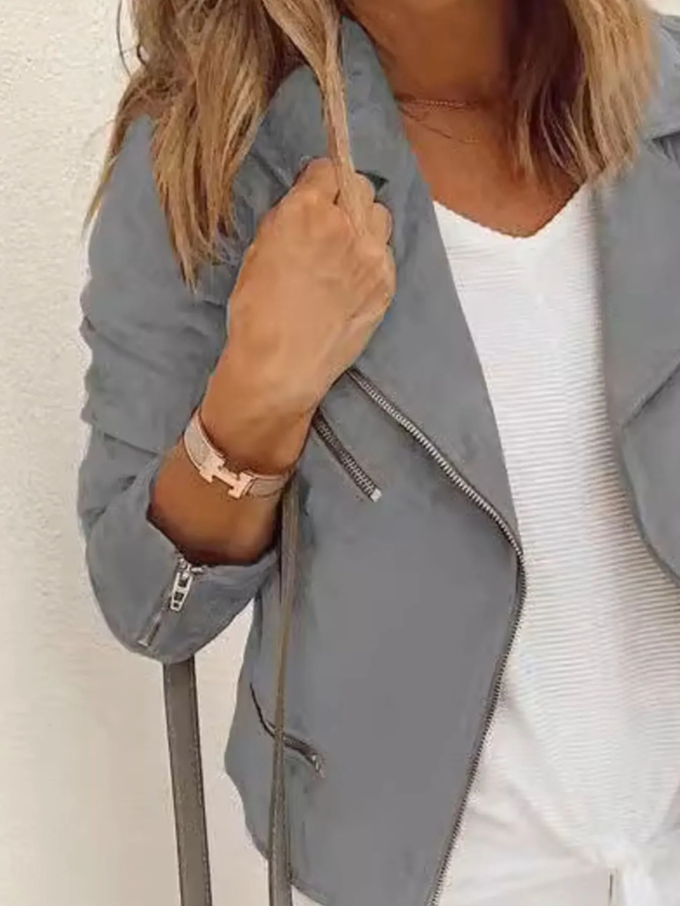Zip Up Long Sleeve Jacket - Image 8