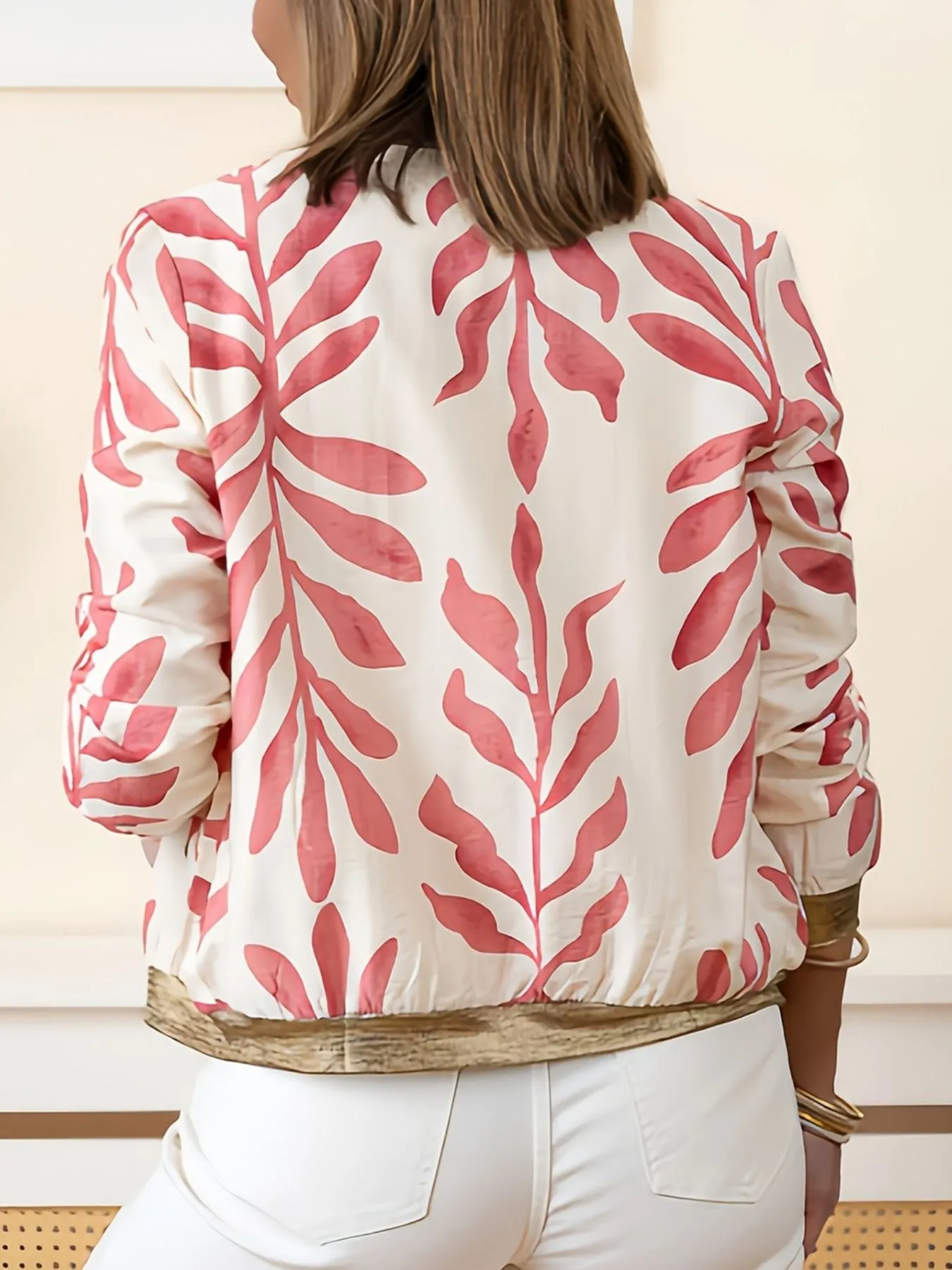 Zip Up Long Sleeve Jacket - Image 2