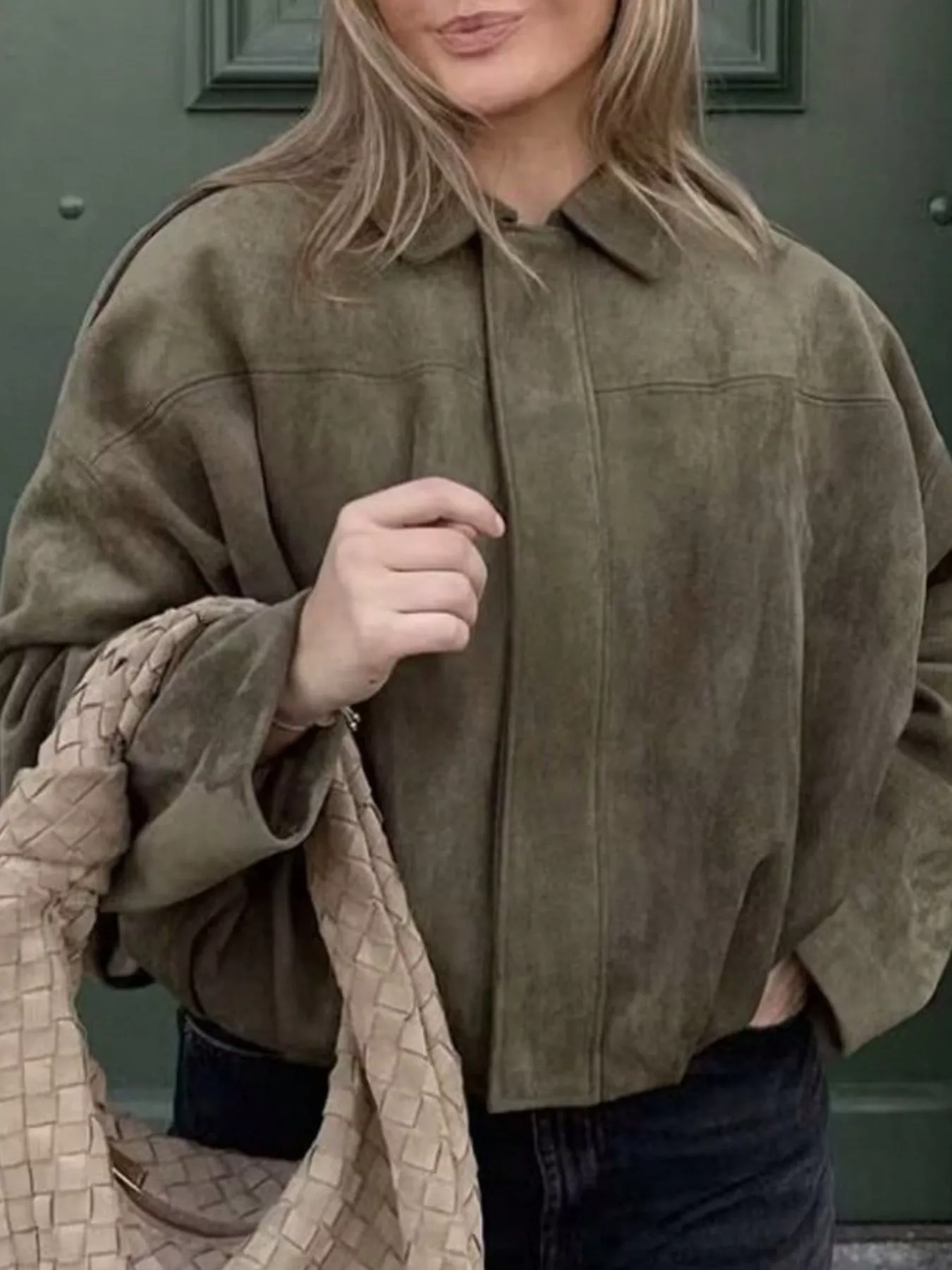 Zip Up Oversized Jacket - Image 5
