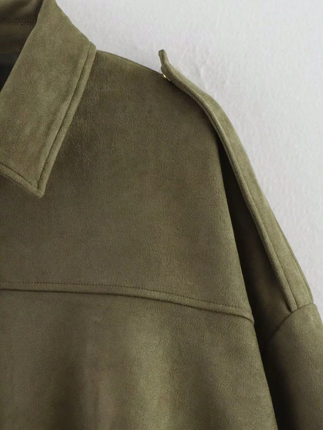 Zip Up Oversized Jacket - Image 8